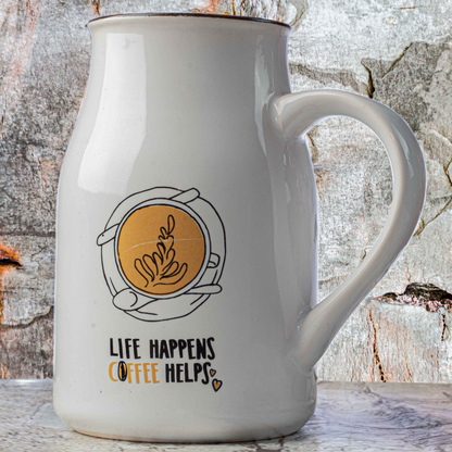 Cane Shaped Milk and Coffee Mug