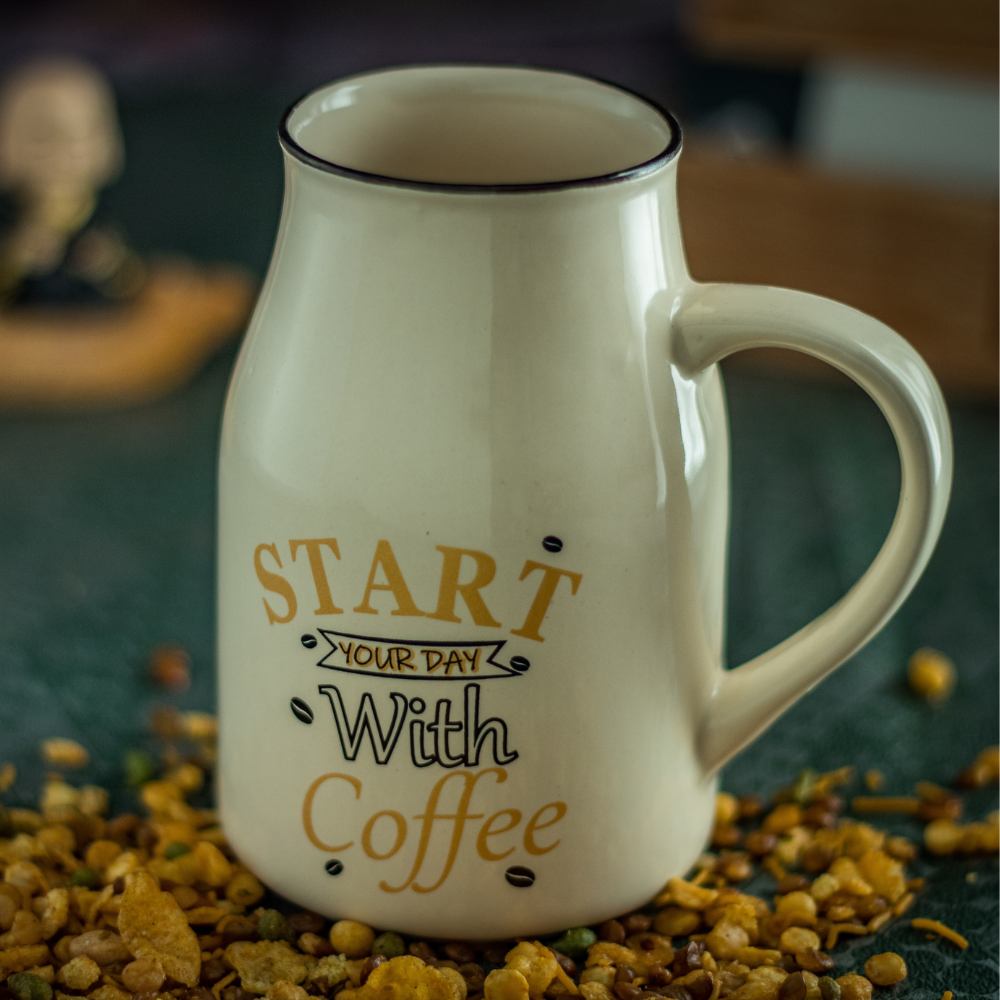 Cane Shaped Milk and Coffee Mug