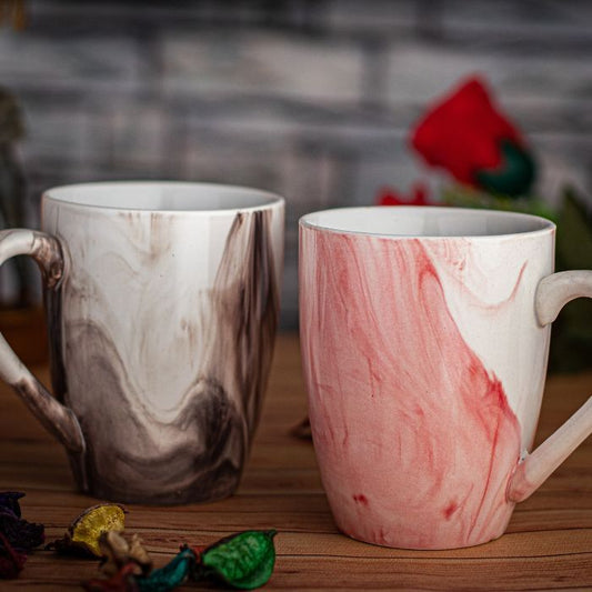 Marble Print Milk Mug